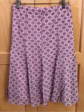 Mexx Lavender Floral-Pattern A-Line Skirt